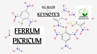 FERRUM PICRICUM Homeopathic Materia Medica By quotKEYNOTESquot BHMS homeopathyeducationvlog vlog [upl. by Nikoletta240]