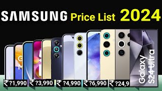 Samsung All New Mobiles Price List 2024 [upl. by Lunsford360]