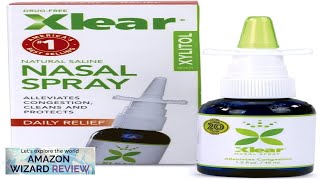 Xlear Nasal Spray with Xylitol 15 fl oz Pack of 1 Review [upl. by Ahserak]