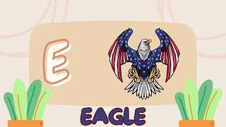 Learn the Letter E with Phonics  Elephant Egg Earth amp Eagle 🌍🦅 [upl. by Gninnahc519]