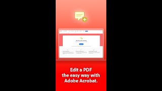 How to edit a PDF the easy way with Adobe Acrobat shorts [upl. by Carnes]