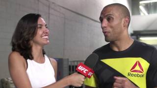 Fight Night Fortaleza Edson Barboza Backstage Interview [upl. by Rehpotsrhc729]