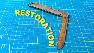 Restoration of a knife from the GDR Product from PREWAR FACTORY [upl. by Yartnod]