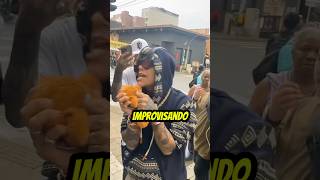 Almighty improvisando en las calles de Colombia almighty puertorico colombia rap trap [upl. by Swanhildas190]