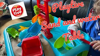 Playtive sand and water activity table [upl. by Dhu]