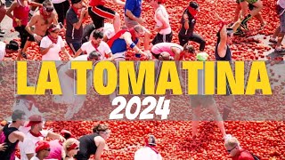 La Tomatina 2024  Worlds Biggest Food Fight [upl. by Metzgar]