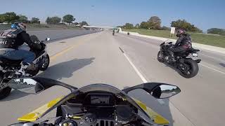 Bmw s1000rr vs Yamaha r1 who’s faster  Epic ending 🚨🚨 [upl. by Esyak]