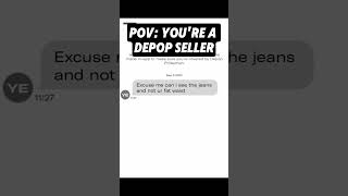 pov youre a depop seller [upl. by Leidba]