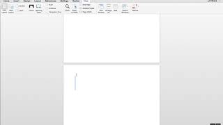 How to delete blank page in microsoft word  simple method [upl. by Quirk]