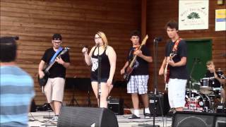 81415 “Hitchin’ A Ride” The Allentown School of Rock performs  Catasauqua park [upl. by Lorrad]