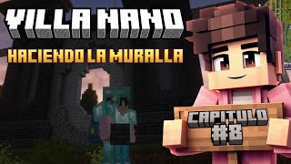 COMO CONSTRUIR MURALLAS en MINECRAFT FACIL  VILLA NANO 8 [upl. by Suqram134]