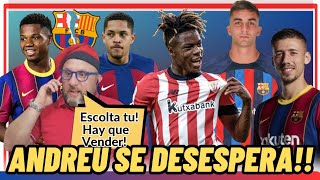 quotANDREU CAGANERquot NO DA CREDITO AL MERCADO DE FICHAJES DEL BARCA 🤣🤣🤣 [upl. by Etteloc753]