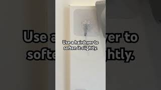 How to Put Self Adhesive Hook on Any Surface Correctly [upl. by Netsryk]