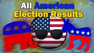 History of all US Presidential Election Results 1789  2020 [upl. by Lerej]