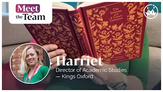 Meet the Team  Director of Academic Studies Harriet and Her Passion for Literature [upl. by Nivrae]