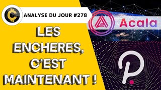 ADJ 278  PARTICIPER DES MAINTENANT AUX ENCHÈRES POLKADOTTuto✅  Analyse du marché cryptos  🔥🚀 [upl. by Rafaellle737]