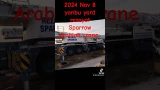 2024 yanbu yard rezayat Sparrow Arabian crane [upl. by Nodyroc72]