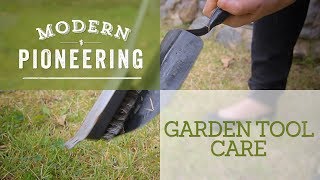 Garden Tool Maintenance  How to Keep them Clean and Sharp [upl. by Bacchus667]