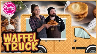 Sturmwaffel und Sally im Foodtruck  Weihnachtsmarkt Rezepte  Sallys Welt [upl. by Eiruam319]