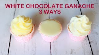 How to make White Chocolate Ganache [upl. by Chandler]