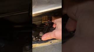 How To Adjust 4R70W Transmission Shift Cable Length Shift Linkage Adjustment 10th Gen F150 shorts [upl. by Meredeth]