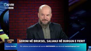 ÇIM PEKA LIVE Geroni në Bruksel Salianji në burg me trafikantët [upl. by Cadmar]