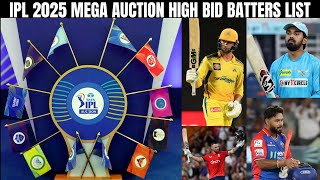 IPL 2025 Mega Auction Top 5 Most Expensive Players  RCB CSK KKR DC RR SRH GT LSG PBKS MI [upl. by Vorfeld745]