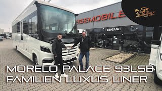 Wohnmobil MORELO Palace 93LSB Familien Luxus Liner 749 Tonnen mit Führerschein Klasse 3 fahren [upl. by Natalee]