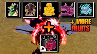 Sanguine Art  Every Fruit One Shot Combo  Blox fruits Bounty Hunting Guide [upl. by Chaffin309]