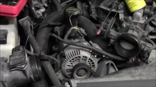 2002 Ford Ranger 40L V6 Alternator Swap [upl. by Sletten]