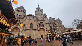 Trier Germany Christmas Market [upl. by Ecinnej]