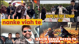 nanke pind viah  sirraa ho gya dance vla ajj  bohout hasse pye ajj  Dhillonpreet Vlogs [upl. by Byran]