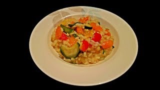 Vegetable Risotto  Rižoto sa Povrcem  Recipe [upl. by Ronica]