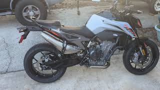 2024 KTM Duke 790 Stock Exhaust Note [upl. by Negam]