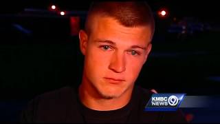 Hundreds attend vigil for Louisburg teen killed in crash [upl. by Kleinstein340]