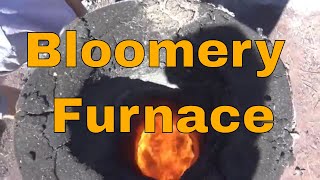 Preparing a bloomery furnace for an iron smelt [upl. by Marylinda]