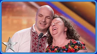 Blind couple Denise amp Stefan give BREATHTAKING Sound of Music performance  Auditions  BGT 2024 [upl. by Veronike230]