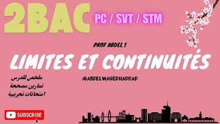 image d un intervalle  Limites et continuités 2bac pc svt [upl. by Perrie]