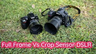 Full Frame Vs Crop Sensor DSLR  kya farak hai  With Examples in Hindi [upl. by Biernat]