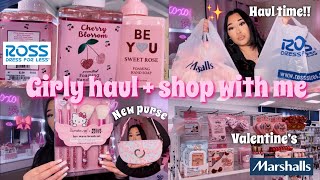 GIRLY COLLECTIVE HAUL  SHOP WITH ME 2024 ♡  Ross Marshalls BoxLunch Amazon Target amp Ulta [upl. by Claybourne]