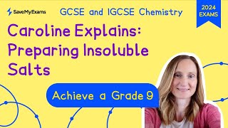 Introduction amp How To Prepare Insoluble Salts  91 GCSE Chemistry Revision [upl. by Colner]