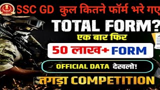 SSC GD में कितने फॉर्म भरे गए 🤔  SSC GD RTI official data 202425 form fill  SSC GD 50 लाख फॉर्म [upl. by Dlareme353]