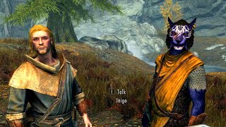 Inigo and Lucien sing Fancy Song Skyrim Special Edition [upl. by Eniamurt194]