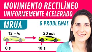 MRUA Movimiento Rectilíneo Uniformemente Acelerado 🚀 Explicación Fórmulas y Ejercicios [upl. by Kopple]