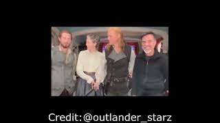 shorts 100 Outlander Episodes  Sam Heughan Caitriona Balfe David Barry [upl. by Dulciana711]