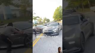 Camaro crashes into thief explore automobile cars crash camaro takeover shorts trending [upl. by Larue]