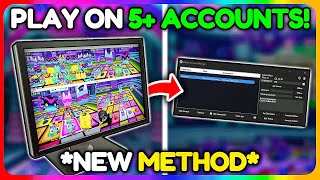 How to Play on Multiple ROBLOX Accounts ✅ NEW METHOD [upl. by Wilson]