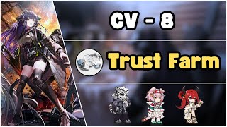 CV  8  Trust Farm 3 Operators Easy Clear  Medal 【Arknights】 [upl. by Aciretehs]