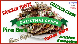 Christmas Crack  Easy Recipe Saltine Cracker Toffee [upl. by Marsh102]