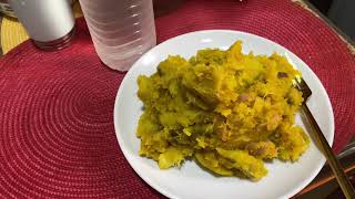 How to cook pottage yam food pottageyamyummyfood [upl. by Kalil445]